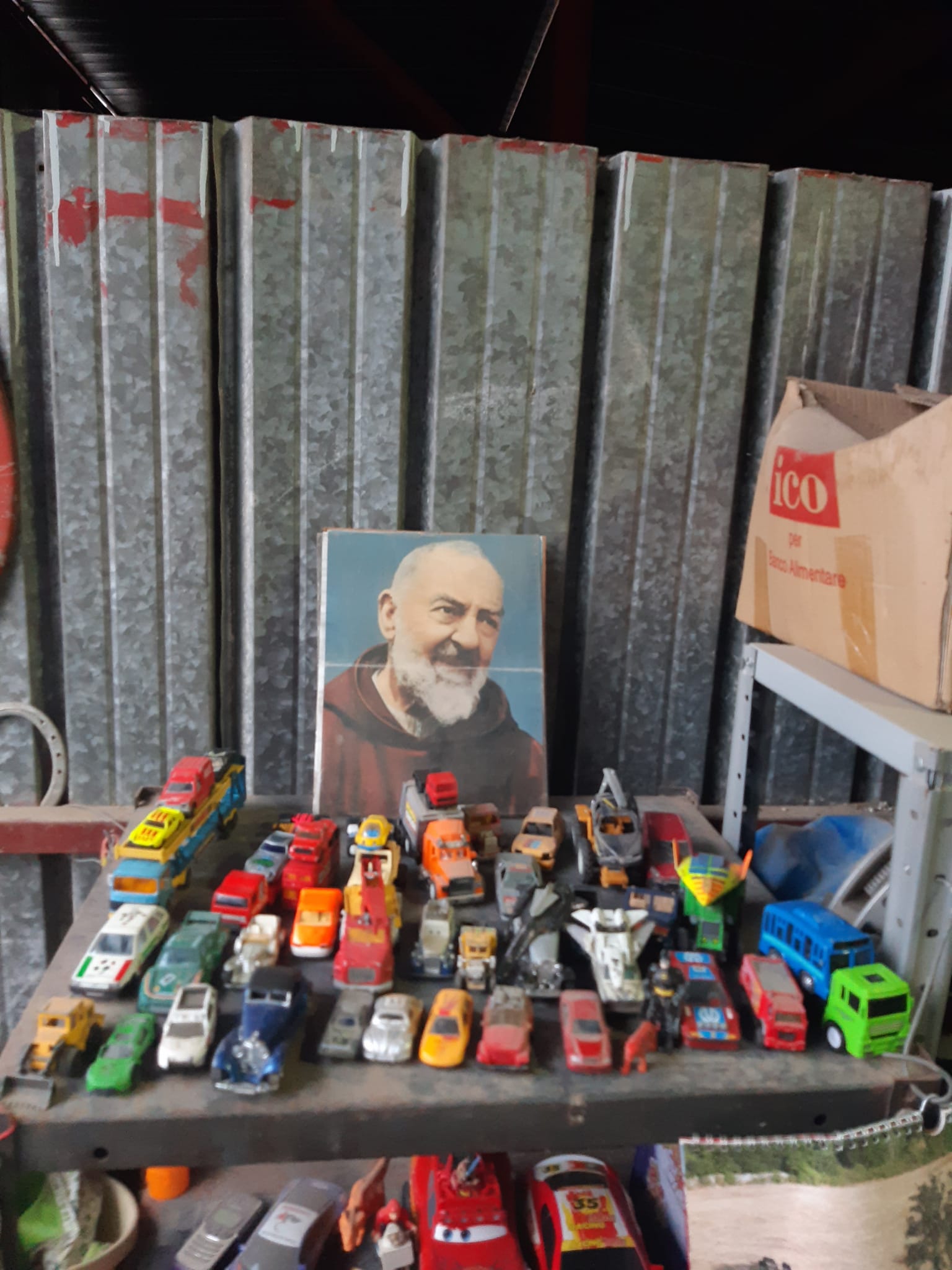 Collection de petites voitures