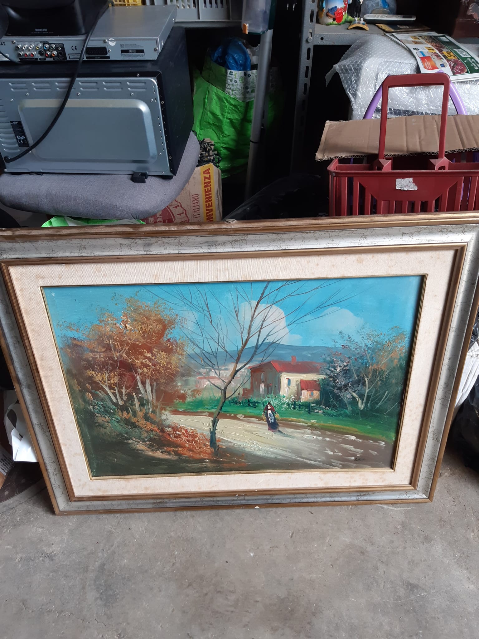 Paysage avec maison